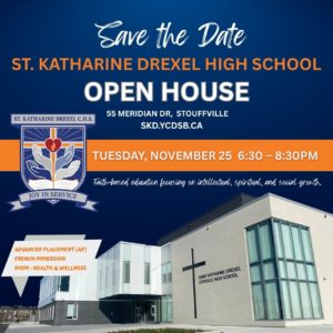 SKD Grade 8 Open House – November 25, 2025